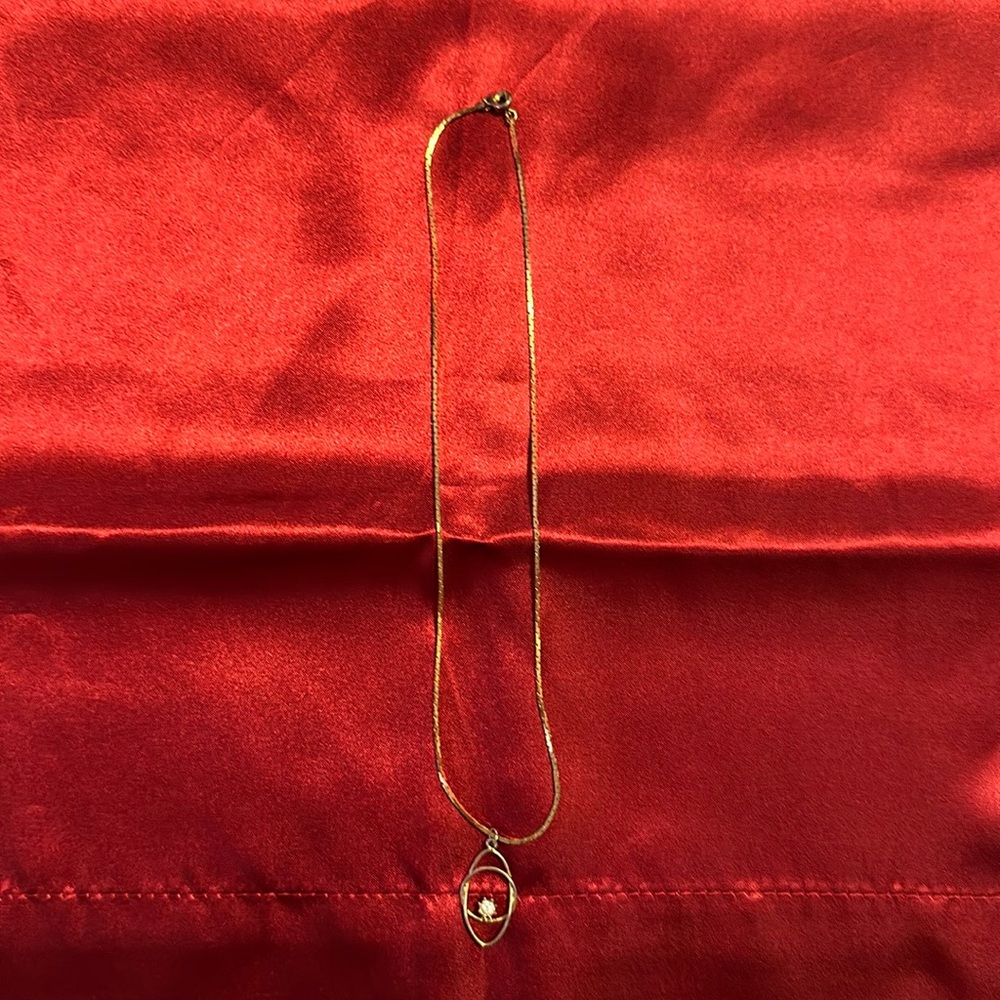 Gold plated necklace